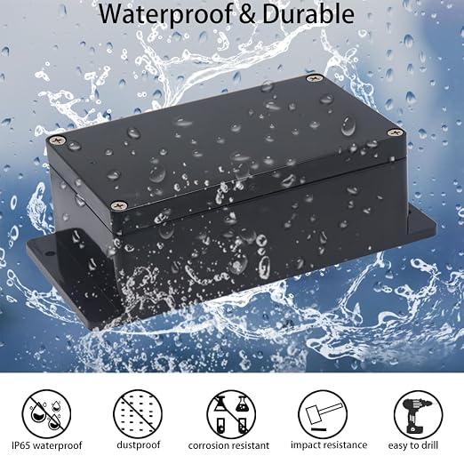 2Packs Junction Box IP65 Waterproof ABS Plastic Electrical Project Case Power - Image 7