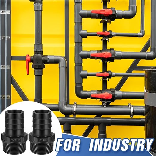 2 Pcs Pool PVC Tube Fitting Barbed Hose Fittings Adapter | Hose Fittings - Image 5