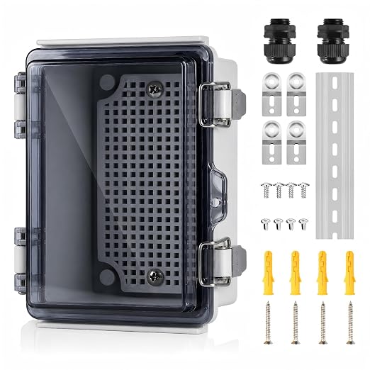 IP67 Outdoor Electrical Junction Box Waterproof 5.9"×3.9"×2.8" | Weatherproof by JOISYOYA