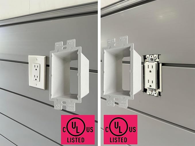 iMBAPrice BE1-5 Electrical Box Extender 5 Pack, UL Listed 1-Gang Non-Metallic - Image 4