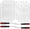 160 Pcs 16 Size Silicone Plumbing Flat Washers and O Ring Gasket Family Pack by Unknown