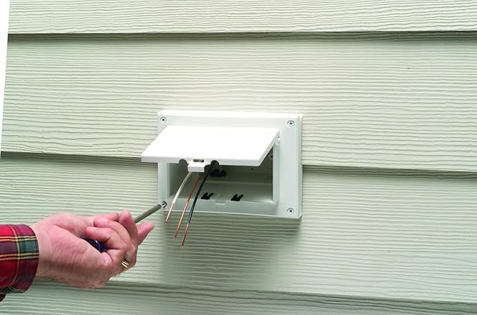 Arlington DBHR141W-1 Low Profile IN BOX Electrical Box - Image 4