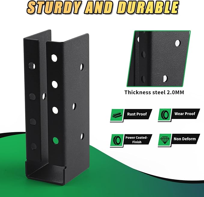24 Pcs 2"x6" Concealed Joist Hangers - Image 3