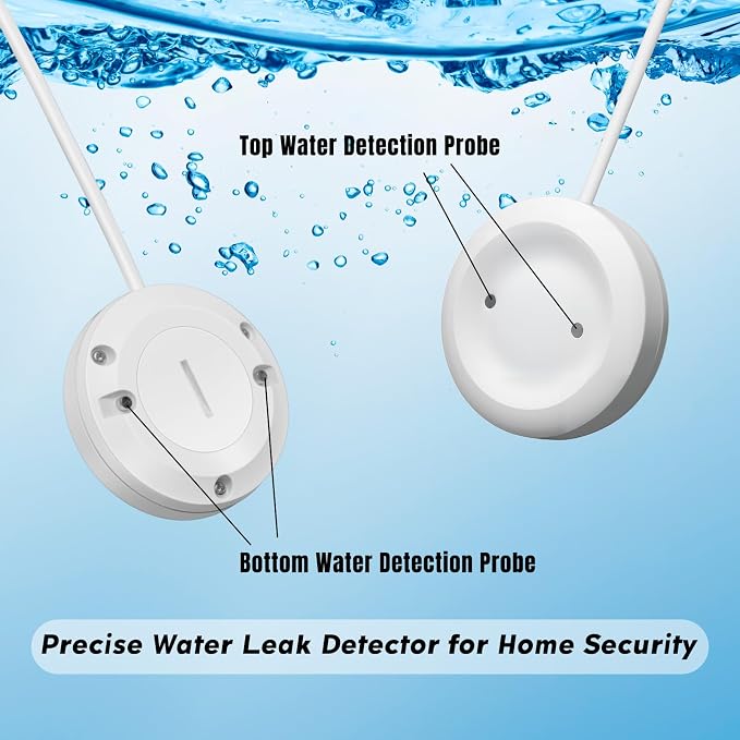 Water Leak Detector with Automatic Shutoff, Plug-in Power Control | Includes - Image 4