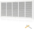 Fancat 30x12 Duct Opening | Steel Return Air Grille | Vent Cover Grill by SmarterAirBetterLiving