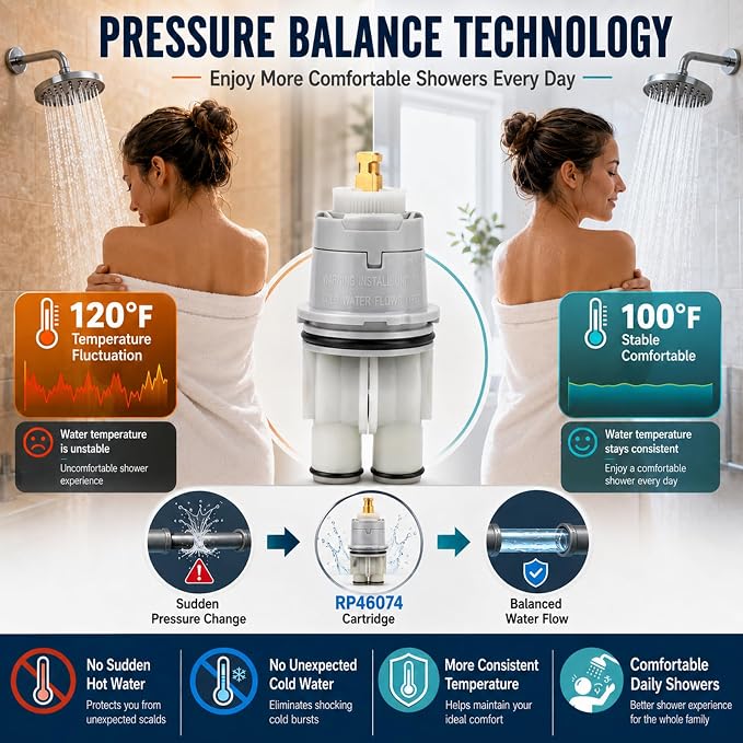 RP46074 Shower Cartridge for Delta Monitor 13/14 Tub/Shower Faucet | Post-2006 - Image 3