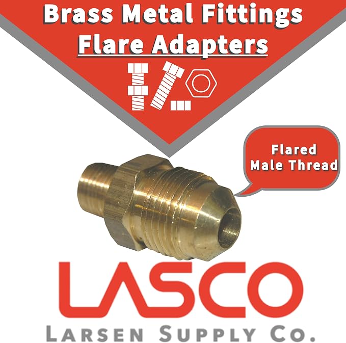 LASCO 17-4655 5/8-Inch Flare by 1/2-Inch Female Pipe Thread Brass Adapter - Image 4