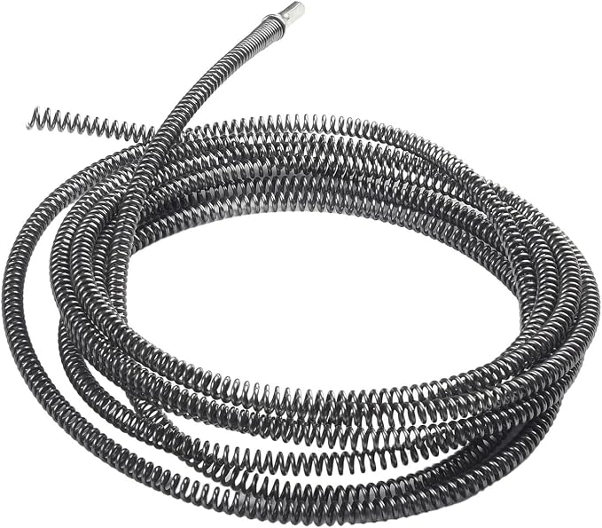Electric Drill Powered Drain Cleaning Spring Tool, Fits Standard Drills - Image 7