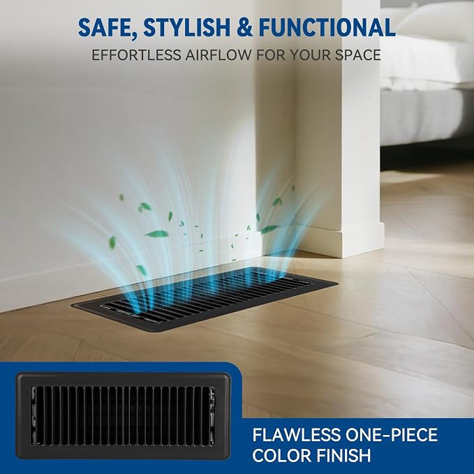 4" x 12" Floor Register Vent Covers 2-Pack - Image 3