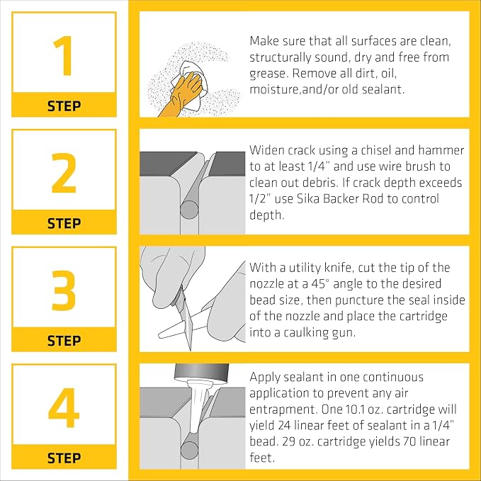 Sikaflex Self Leveling Polyurethane Sealant - Image 4