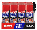 Loctite Tite Foam Big Gaps Spray Foam Sealant, 12 fl oz Can, 12 Pack by Loctite