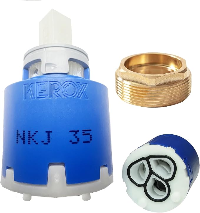 KEROX NKJ35A 35mm Faucet Cartridge, W/Right Rotation, Fits Single Lever | by QLXAQLX
