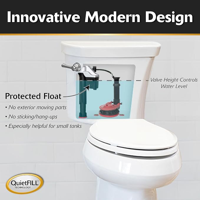 Korky Large 3-Inch Complete Toilet Repair Kit- Fits Most Brands, NOT Kohler - Image 6