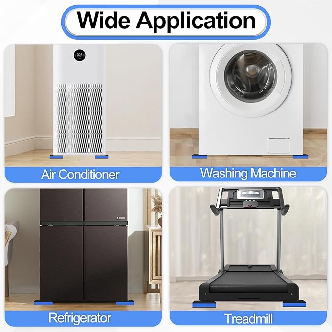 8 Pack Anti Vibration Pads for Washing Machine 2"x2"x7/8", Sound Isolation - Image 3