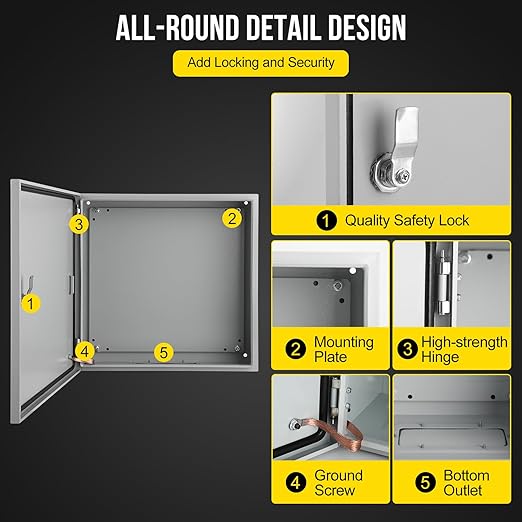 Garvee Outdoor Electrical Box, NEMA 4X Electrical Enclosure Box IP66 Waterproof - Image 7