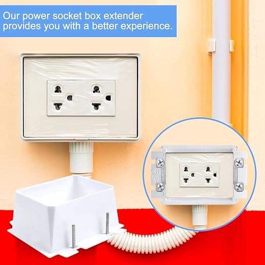 10Pcs BE2 Electrical Outlet Box Extenders - Image 7