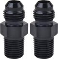 EVIL ENERGY 6AN Male Flare to 1/4" NPT Pipe Fitting Adapter Aluminum Straight by EVILENERGY