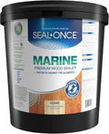 Seal-Once Marine Waterproof Wood Sealer and Stain, 5 Gallon | Premium Wood by SEAL-ONCE