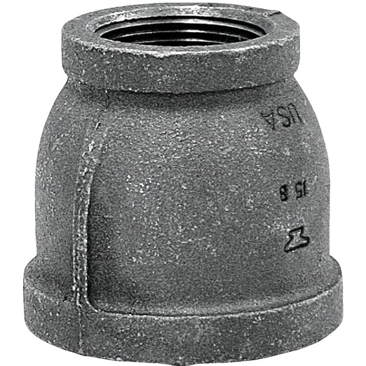 Anvil 8700134557, Malleable Iron Pipe Fitting, 1-1/2" x 1-1/4" NPT Female by Anvil+International