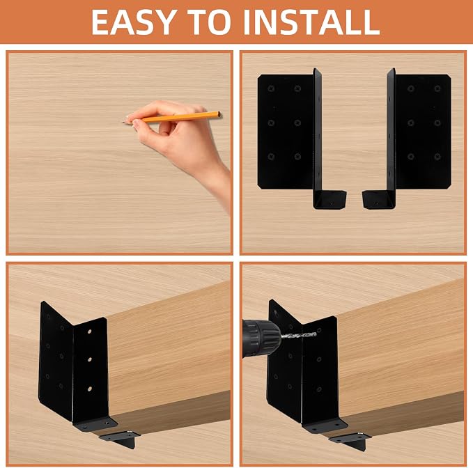 Split Joist Hanger, Wall Mount Joist Bracket - Image 7
