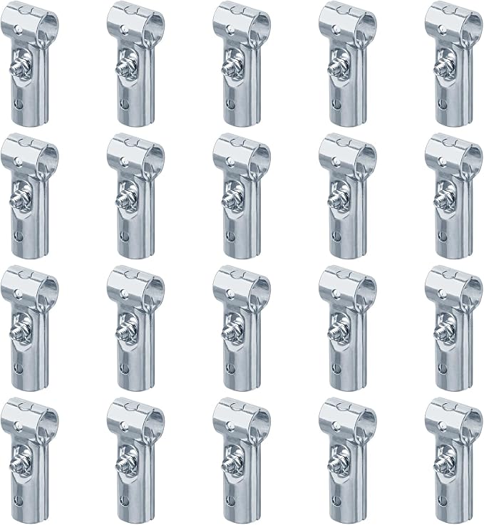 20 Sets T Pipe Connector Tee Clamp Fittings, Fits 1/2" EMT Conduit | Embedding - Image 6