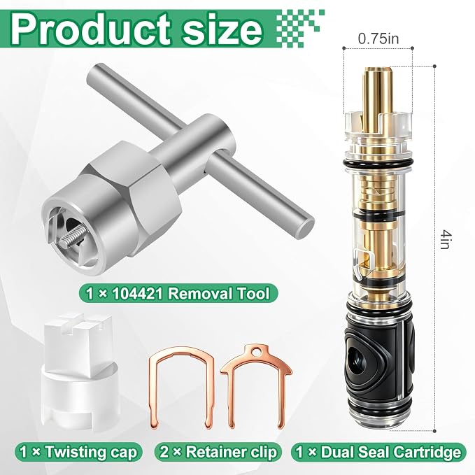 1 Pack Dual Seal Replacement Cartridge - Image 2