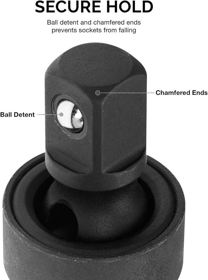 NEIKO 02486A Impact Universal Joint-Socket Swivel Set, Socket Extension Set - Image 5