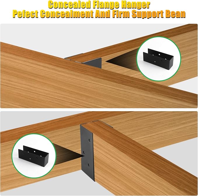 24 Pcs 2"x6" Concealed Joist Hangers - Image 6