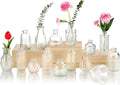 Glass Bud Vase 15 Pcs for Centerpieces Wedding, Home Decor, Bud Vases in Bulk by earthgadgets