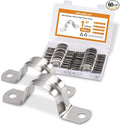 60Pcs M25 1 Inch Stainless Steel Rigid Pipe Strap | Conduit Clamps, Heavy Duty by SEELUBALAR