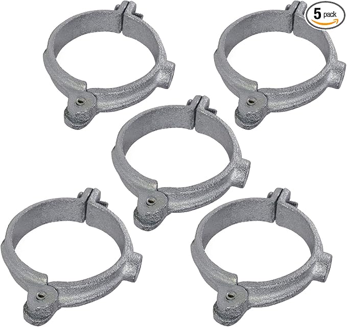 HIGHCRAFT HINGG-212-5 Industrial Decor Hinged Split Ring Pipe Hanger 2-1/2 in. by Highcraft
