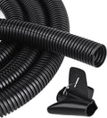 25FT - 1 Inch Split Wire Loom - Black | Easy to Install by CrocSee