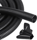 10FT - 1/4 Inch Split Wire Loom - Black | Easy to Install by CrocSee