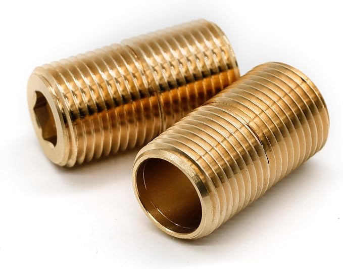 Brass Pipe Adapter Plumbing, G1/2" Male Thread to NPT1/2" Male Pipe Fitting - Image 8