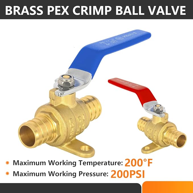 30PC HeSun 3/4 Inch PEX Ball Valves - Image 5