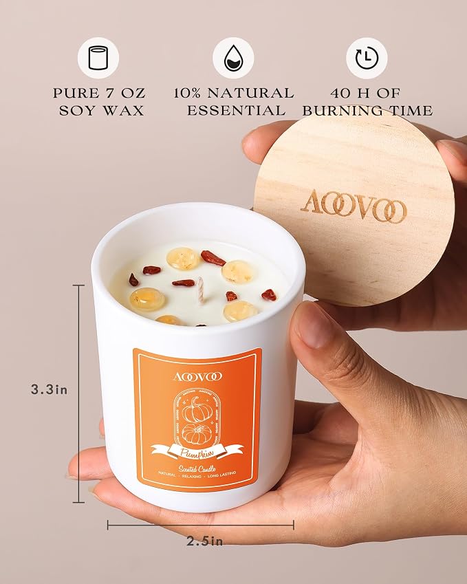 AOOVOO Fall Candles Set for Women - Image 6