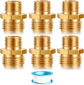 Garden Hose Fittings Connectors Adapter Solid brass Brass Repair Male faucet by YELUN