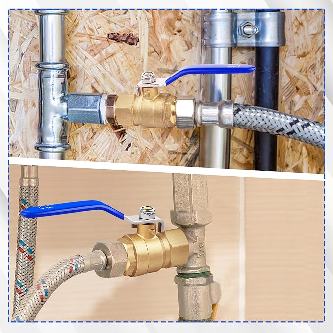 3/4 inch Full Port Ball Valve, 3/4'' Male to Female NPT Full Flow Control Valve - Image 8