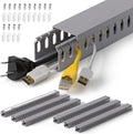 1.4"H x 1.6"W Cable Raceway, 99in Under Desk Wire Management Channel, 16.5in by ZhiYo