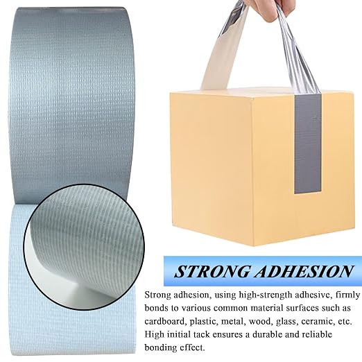 2 Pack Duct Tape Heavy Duty, Waterproof, Heat Resistant, Strong Adhesive - Image 3