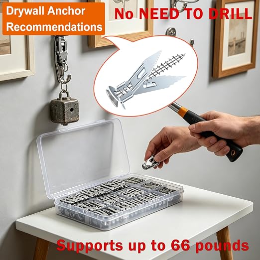 190 PCS Self Drilling Drywall Anchors - Image 4