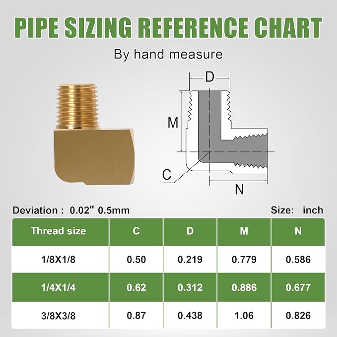 4Pcs Brass Pipe 90 Degree Barstock Street elbow, 1/4" x 1/4" | 1/4 Inch NPT - Image 5