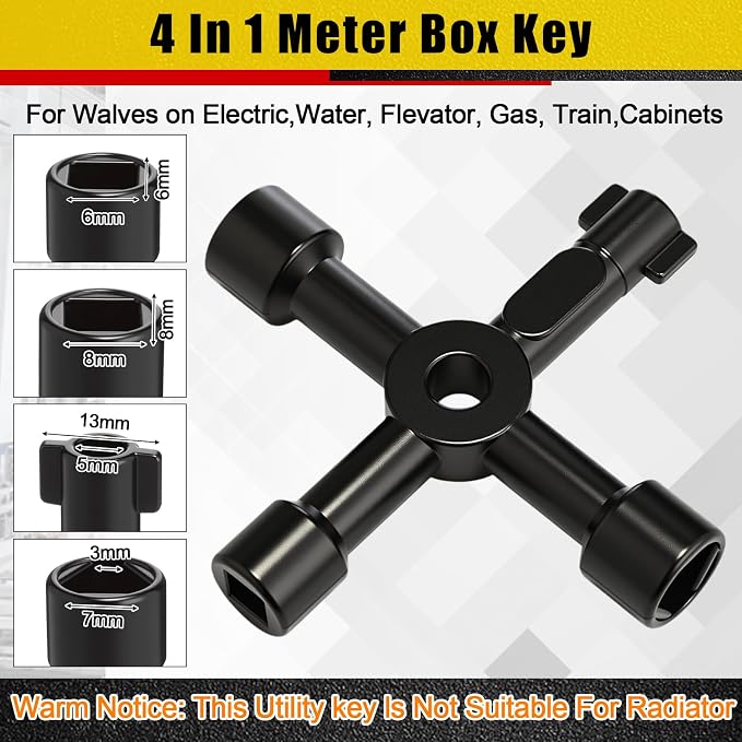 5 Pcs Angle Stop Wrench Kit Plumbing Tool, Compression Sleeve Puller - Image 5
