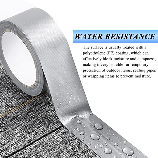 2 Pack Duct Tape Heavy Duty, Waterproof, Heat Resistant, Strong Adhesive - Image 5