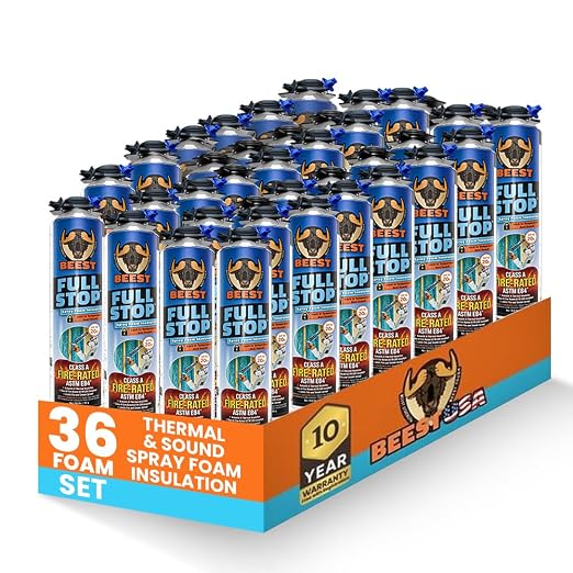 BEEST FullStop Fire-Rated Spray Foam Insulation by BEEST