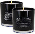 Lulu Candles | Black Amber | Luxury Scented Soy Jar Candle | Hand Poured in The by LULUCANDLES