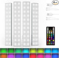 EZVALO 80RGB Under Cabinet Lighting, Shelf Lights, Led Light Bar | Rechargeable by EZVALO