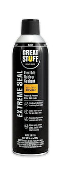 Great Stuff Extreme Seal Flexible Rubber Sealant Black 14 oz Aerosol by GREATSTUFF