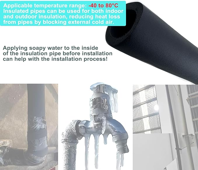 Insulation Foam Pipe Used for air Conditioning Pipe Insulation, Outdoor Water - Image 5