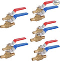 10-Pack GUOFIS 1/2-Inch PEX Crimp Full Port Ball Valve | 1/4 Turn Hot and Cold by GUOFIS